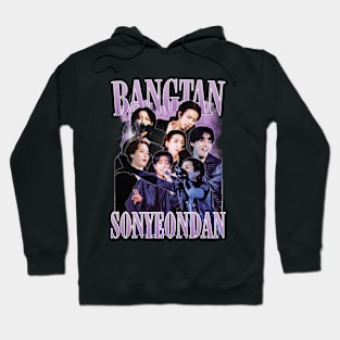 Bangtan Sonyeondan BTS Retro Hoodie